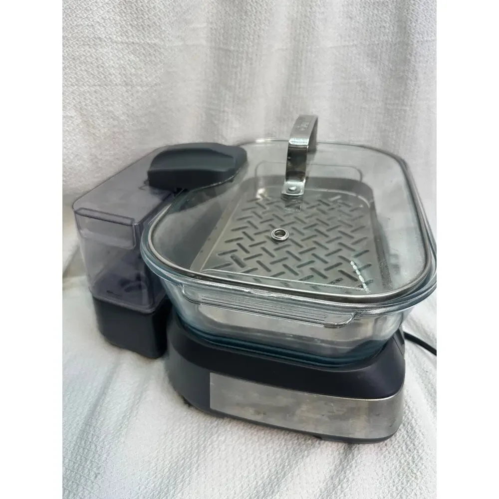 Cuisinart CookFresh Digital Glass Steamer Silver Stainless Steel STM-1000 Tested